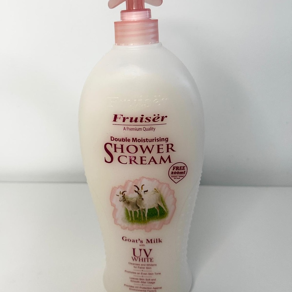 Fruiser Shower Cream Goat’s Milk With UV White 1000ml